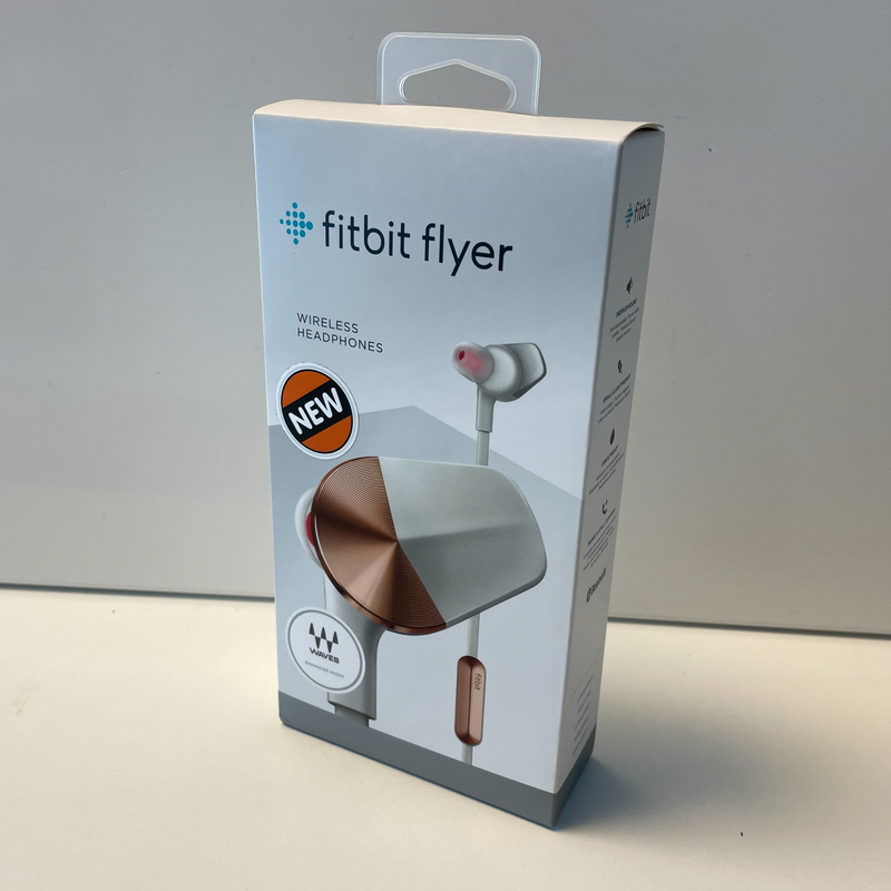 Fitbit Flyer Draadloze bluetooth sport oordopjes - Grijs/Rose | NIEUW!