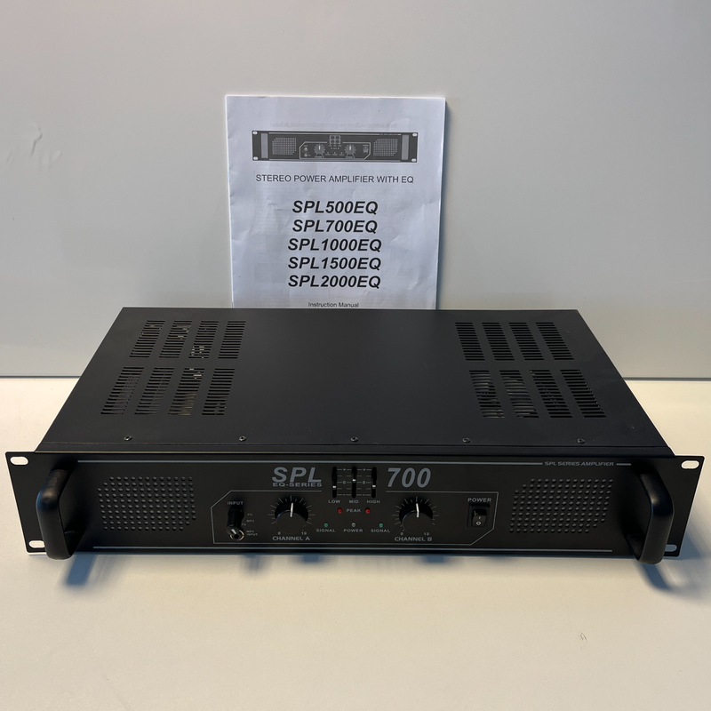 Skytronic SPL500EQ 2 kanaals eindversterker | Nette staat