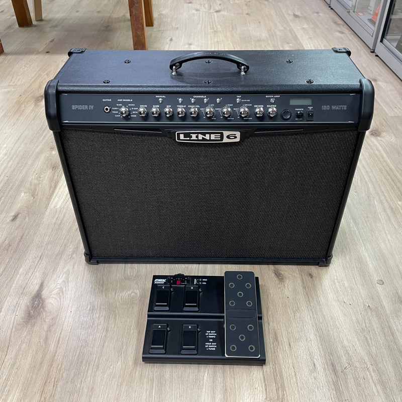Line 6 Spider IV 150 Amplifier + foodswitch | Gitaarversterker