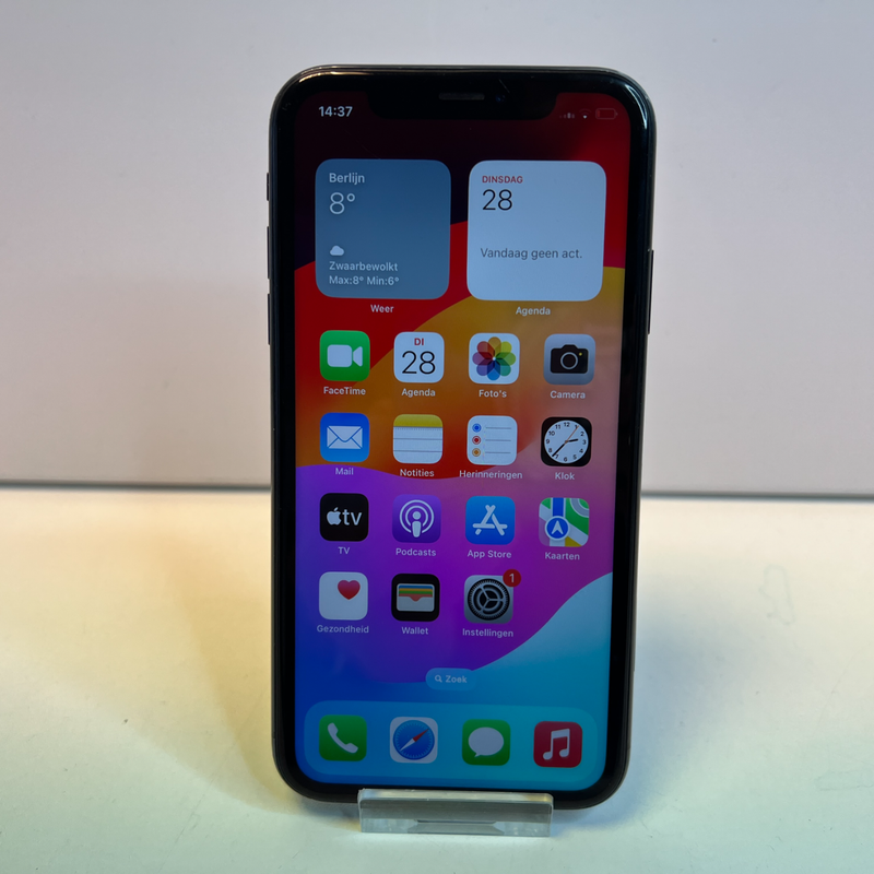 Apple iPhone Xr 256GB Zwart | 91% | Gebruikt