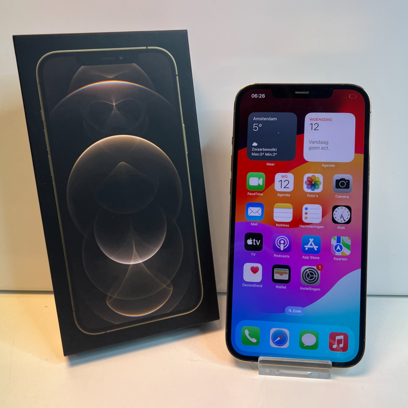 Apple iPhone 12 Pro Max 128GB Goud | 84% | Nette staat