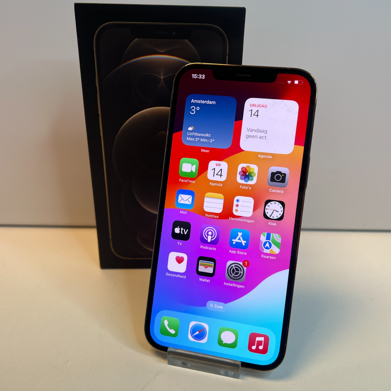 Apple iPhone 12 Pro Max 256GB Goud | 85% | Nette Staat