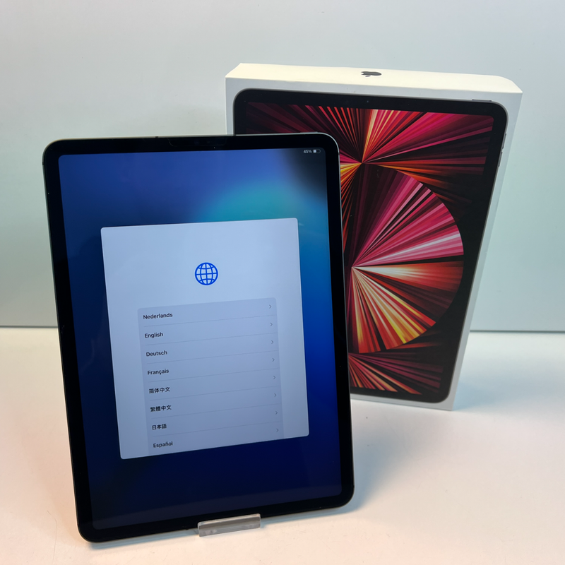 Apple iPad Pro 11 Inch 128GB 3e Gen Cellular Grijs | Compleet in doos