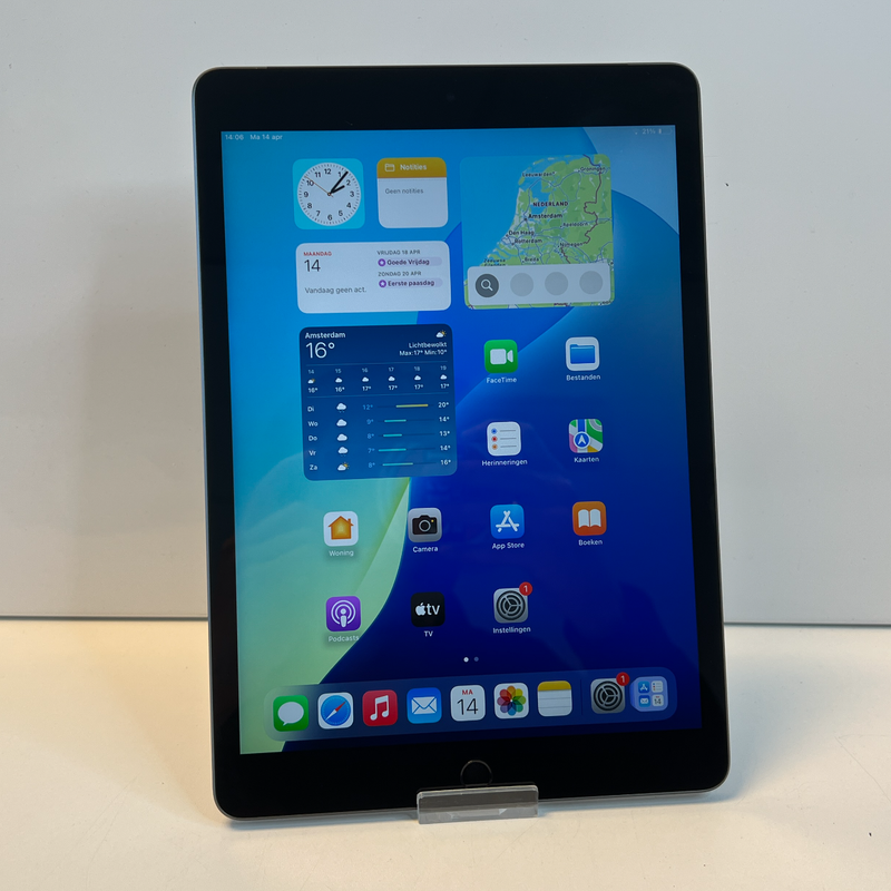 Apple iPad 8e Gen 128GB Space Grey Wifi Cellular | Nette staat