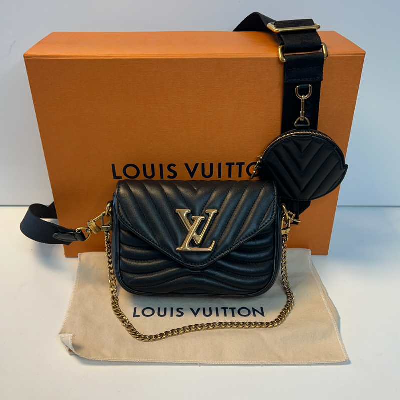 Louis Vuitton New Wave Multi Pochette Leren Schoudertas Zwart | Zeer nette staat!