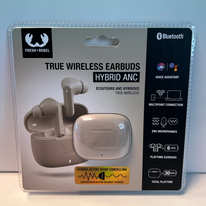 Fresh&amp;Rebel True Wireless Hybrid ANC grijs | NIEUW