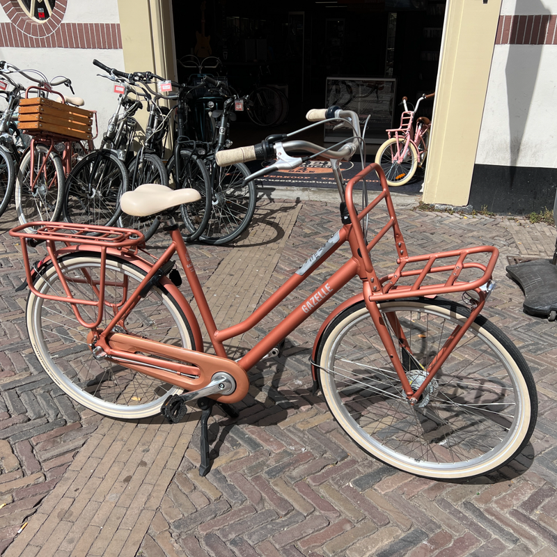 Gazelle Heavy Duty Roze Damesfiets | Nette staat