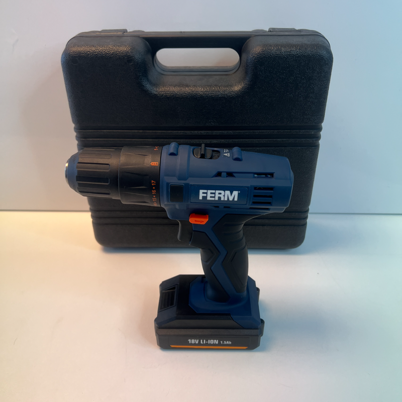 Ferm 18V Boorschroefmachine | 2 accu&#39;s en lader