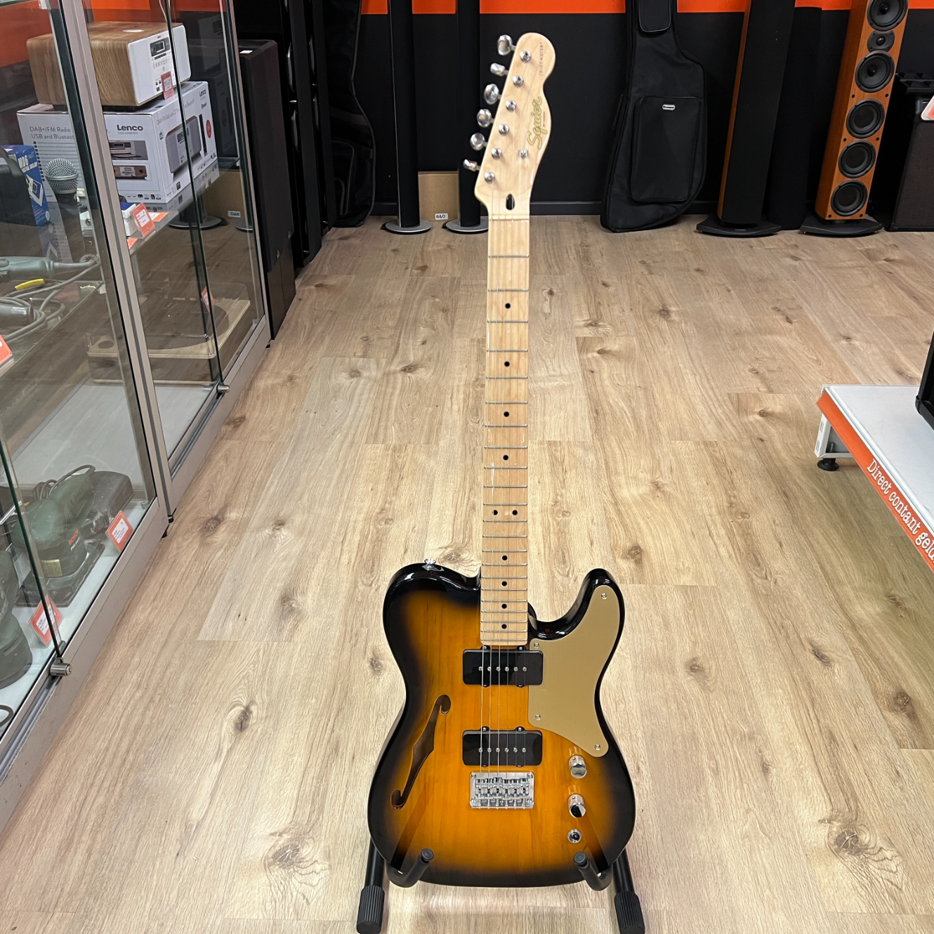 Squier by Fender Paranormal Cabronita Telecaster Thinline in 2-Color Sunburst | ZGAN!