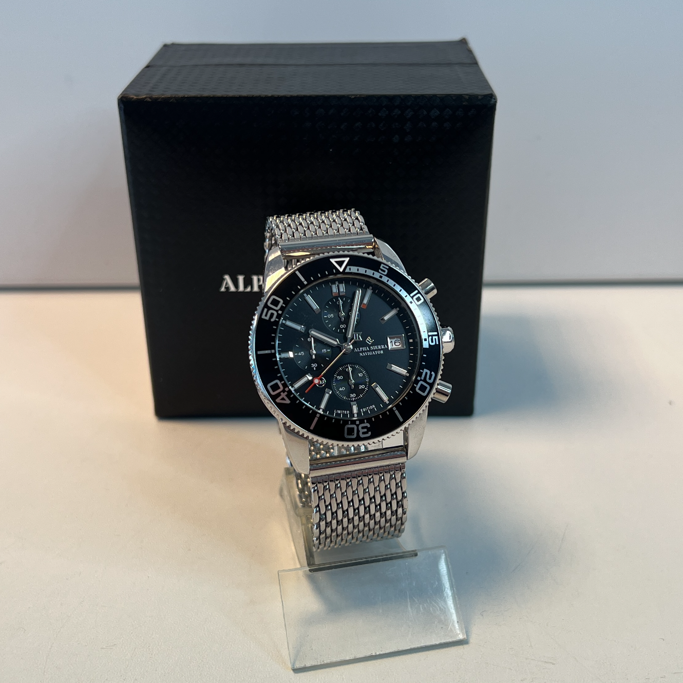 Alpha Sierra Navigator BSM01 Herenhorloge | Met doos