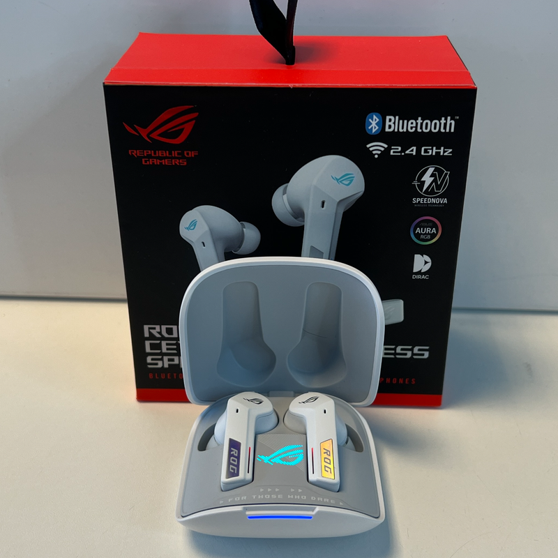 ASUS Rog Cetra True Wireless Speednova Draadloze oortjes Wit | Zeer Nette Staat