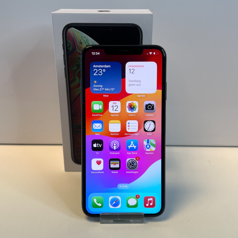 Apple iPhone XS Max 256GB Zwart | 81% | Nette staat