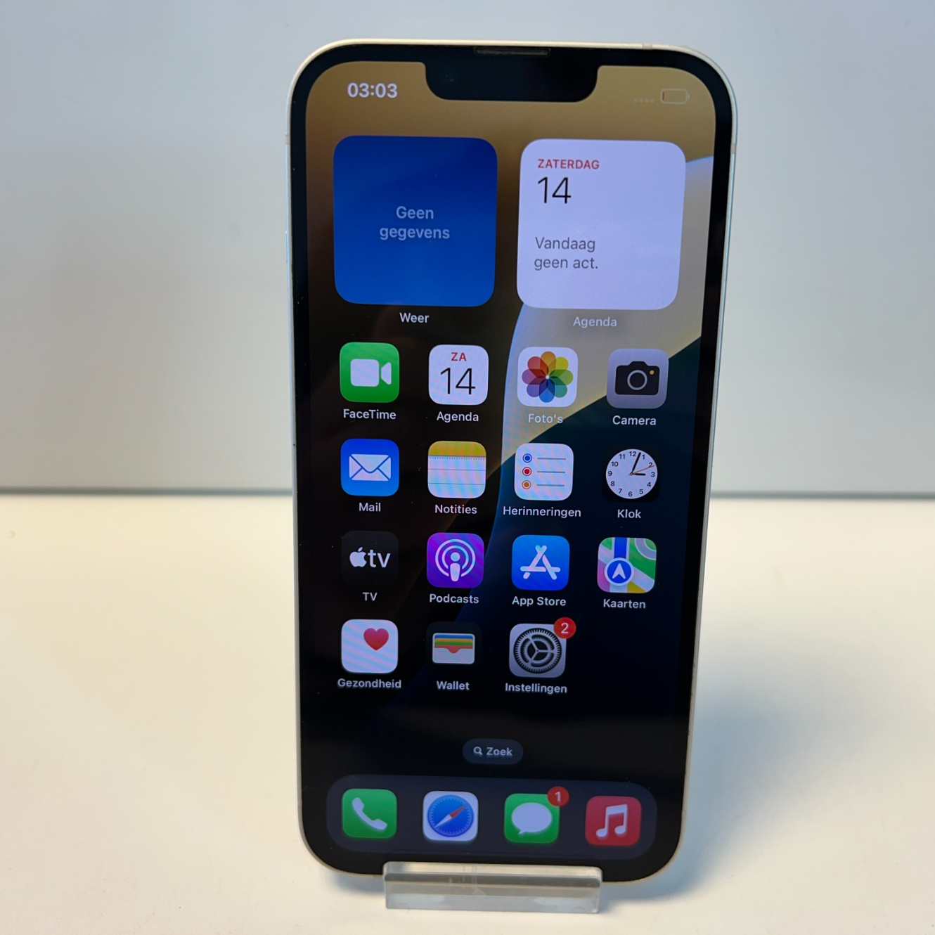 Apple iPhone 14 128GB Wit | 82% | Nette staat!