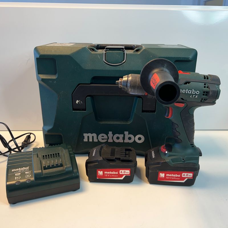 Metabo BS 18 LTX Boorschroefmachine 18V + 2x 4ah accu en lader