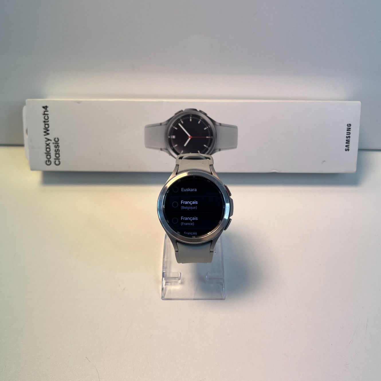 Samsung Galaxy Watch 4 46mm Classic Silver | Nette staat!