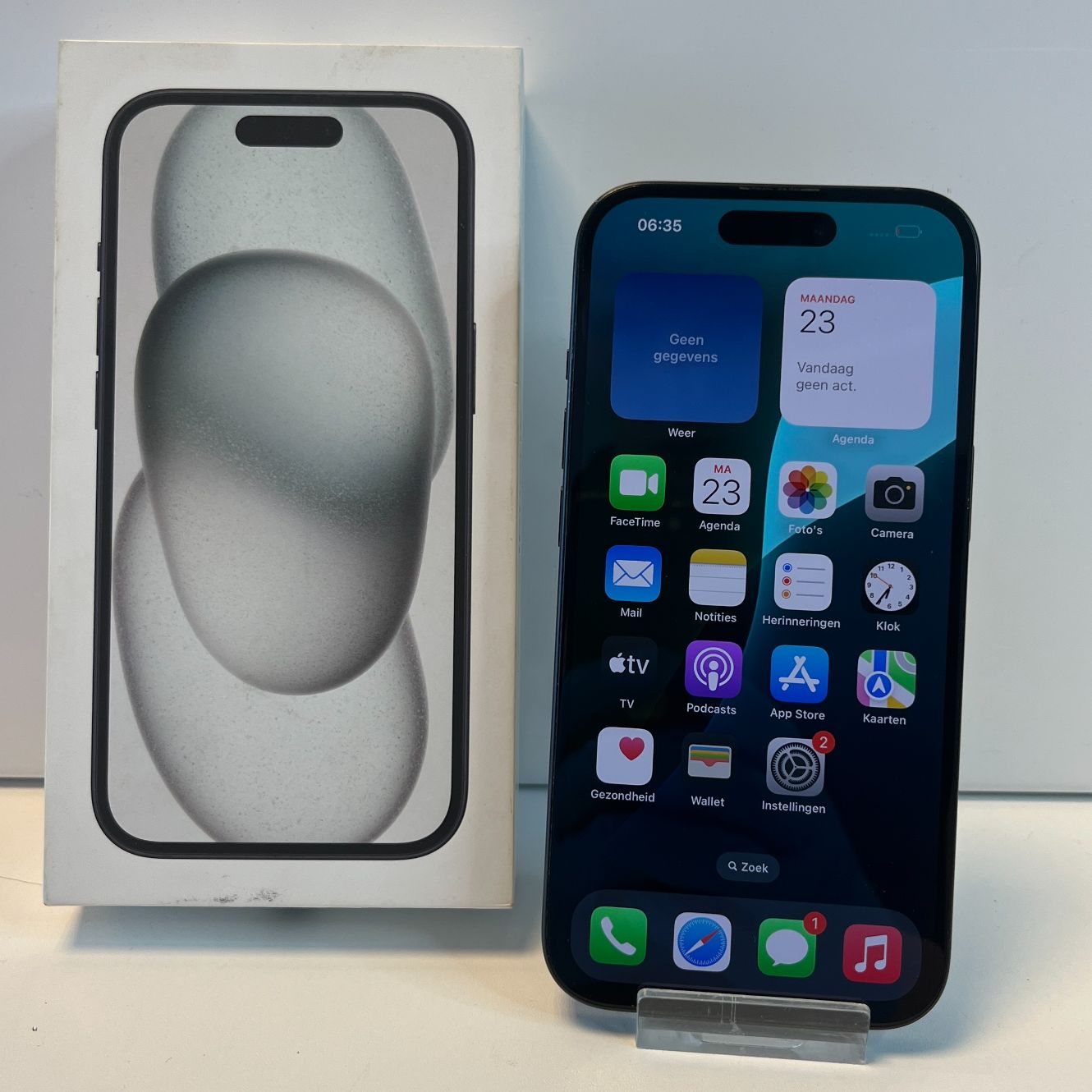 Apple iPhone 15 128GB Zwart | 85% | Gebruikt