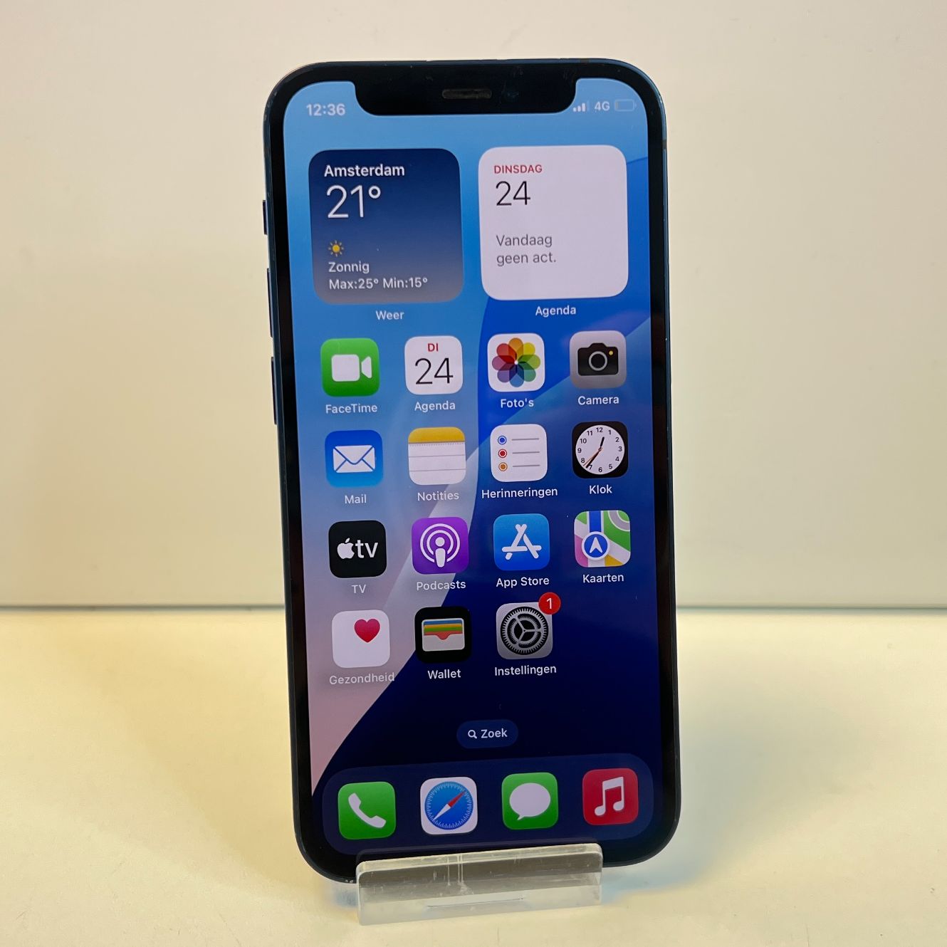 Apple iPhone 12 Mini 64GB Blauw | 100% | Gebruikt
