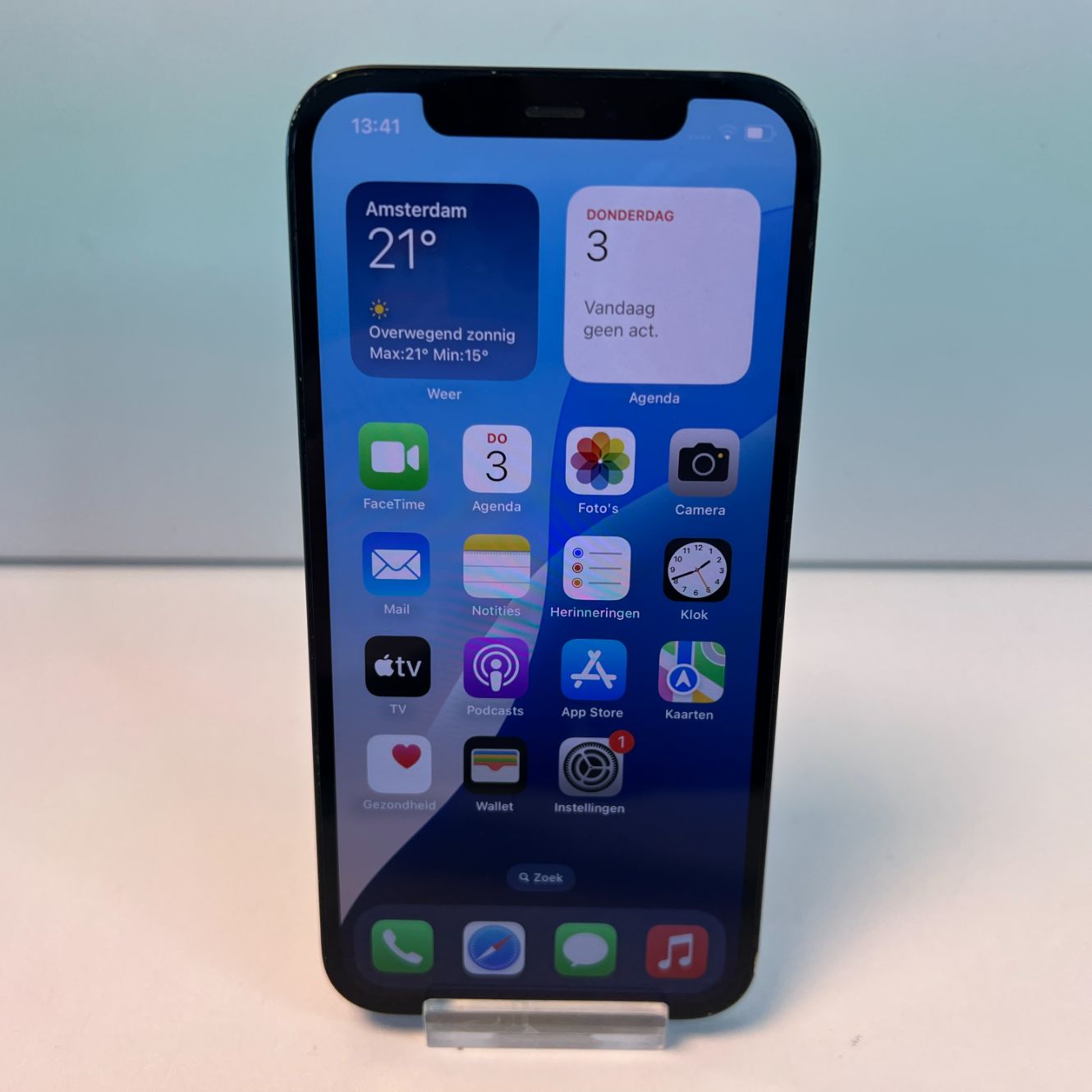 Apple iPhone 12 128GB zwart | 100% | Gebruikt