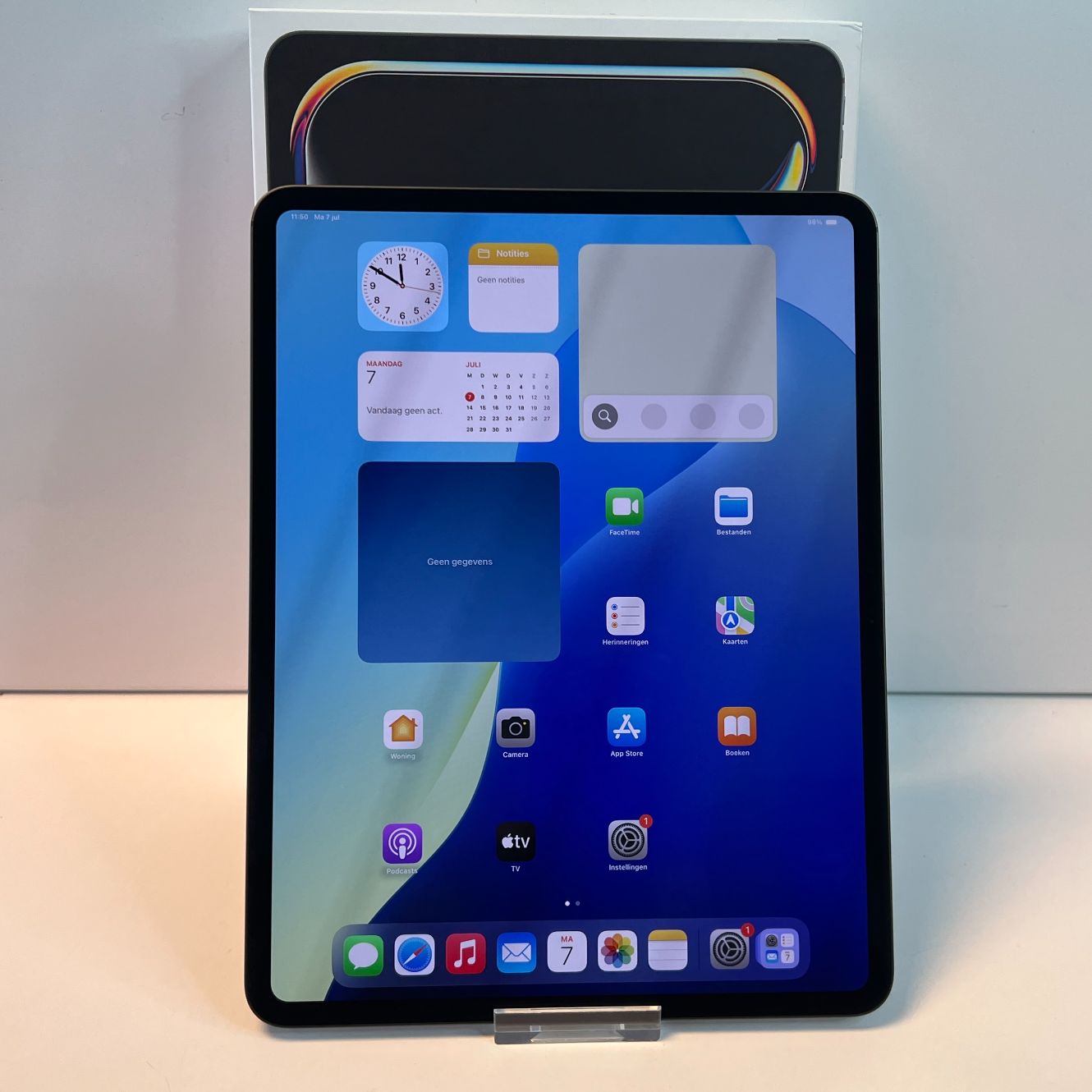 Apple iPad Pro 13 inch 256GB (M4) WiFi Space Black | NIEUWSTAAT!