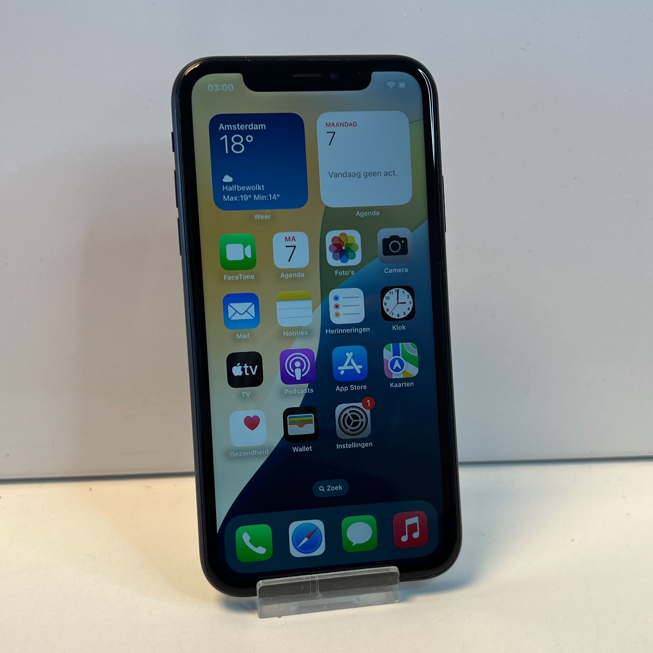 Apple iPhone XR 128GB Zwart | 82% |  Nette Staat 