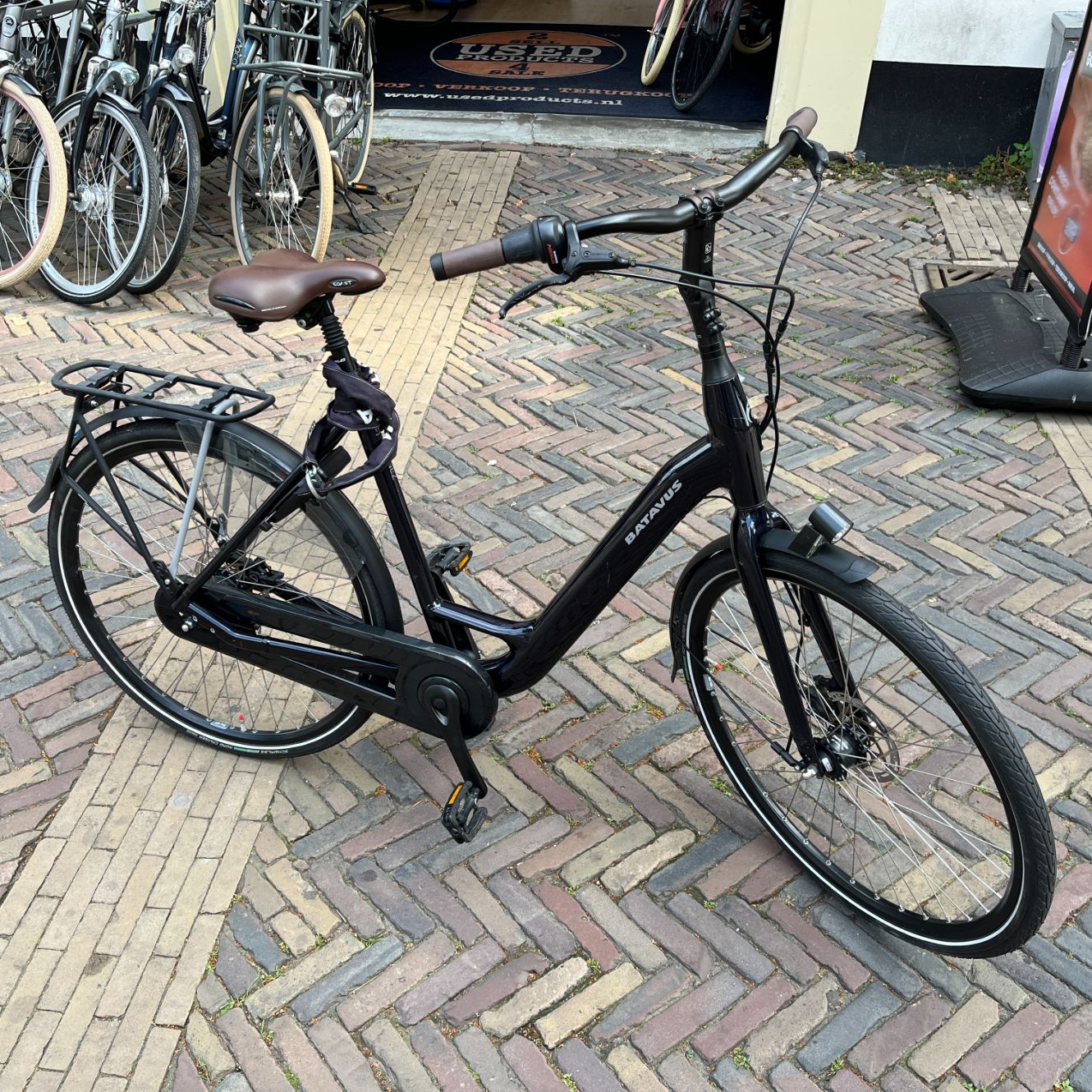 Batavus Finez Damesfiets Blauw | Nette staat!