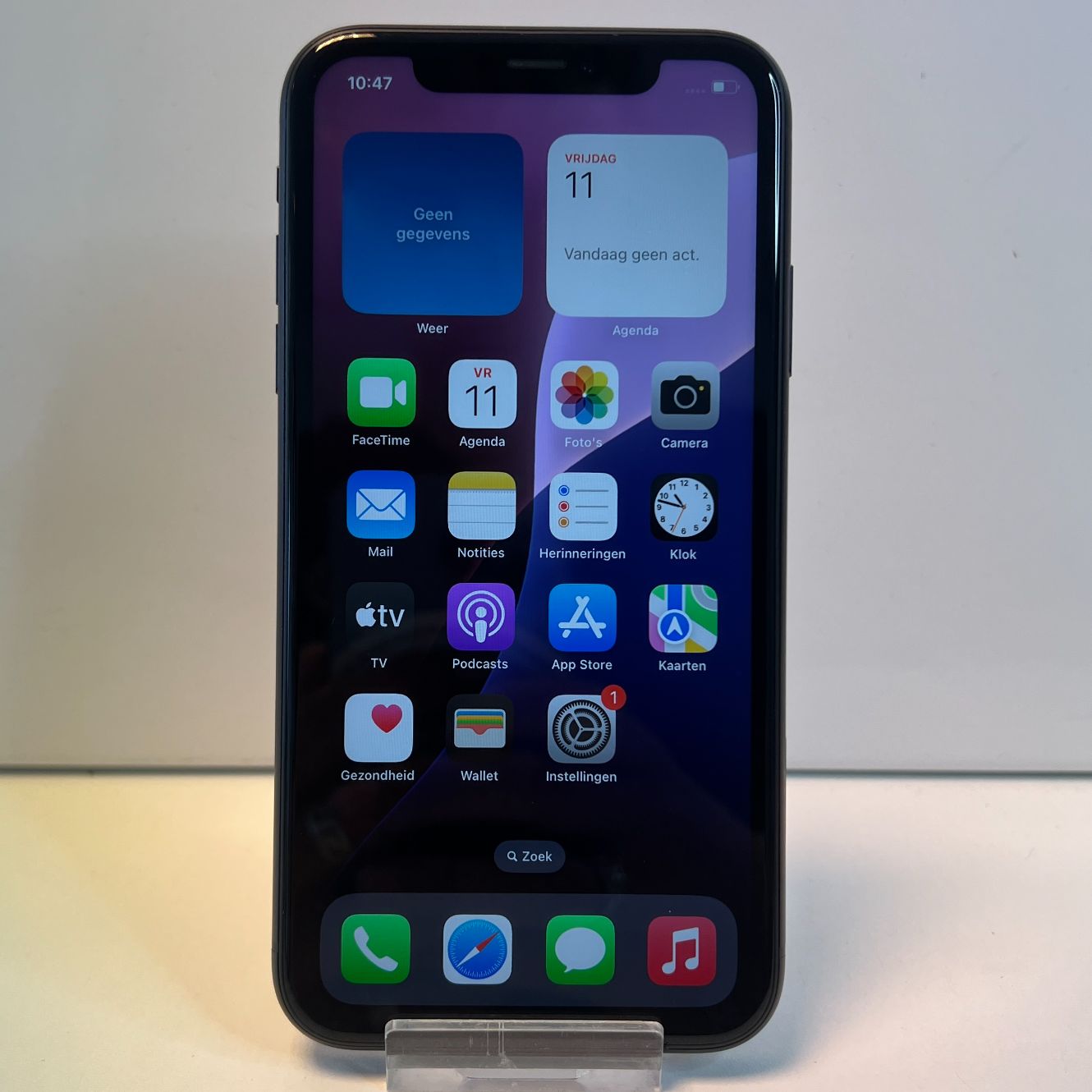 Apple iPhone Xr 64GB zwart | 91% | Zeer nette staat!