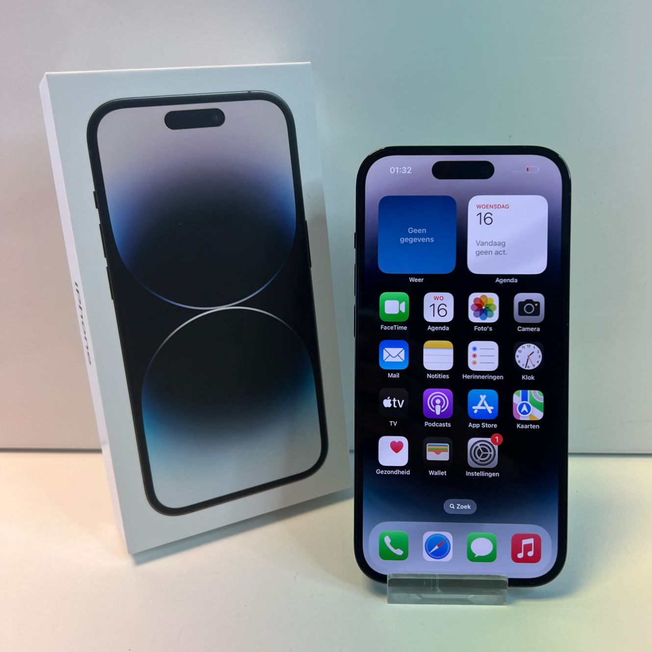 Apple iPhone 14 Pro 128GB Zwart | 88% | Nette staat