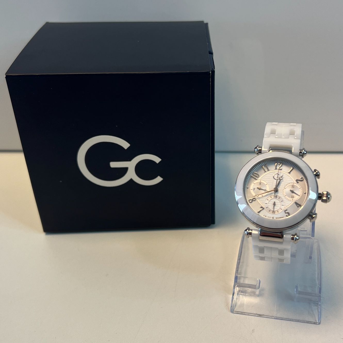 Guess Collection Sport Chic Y65004L1MF Dameshorloge Wit | ZGAN + bon