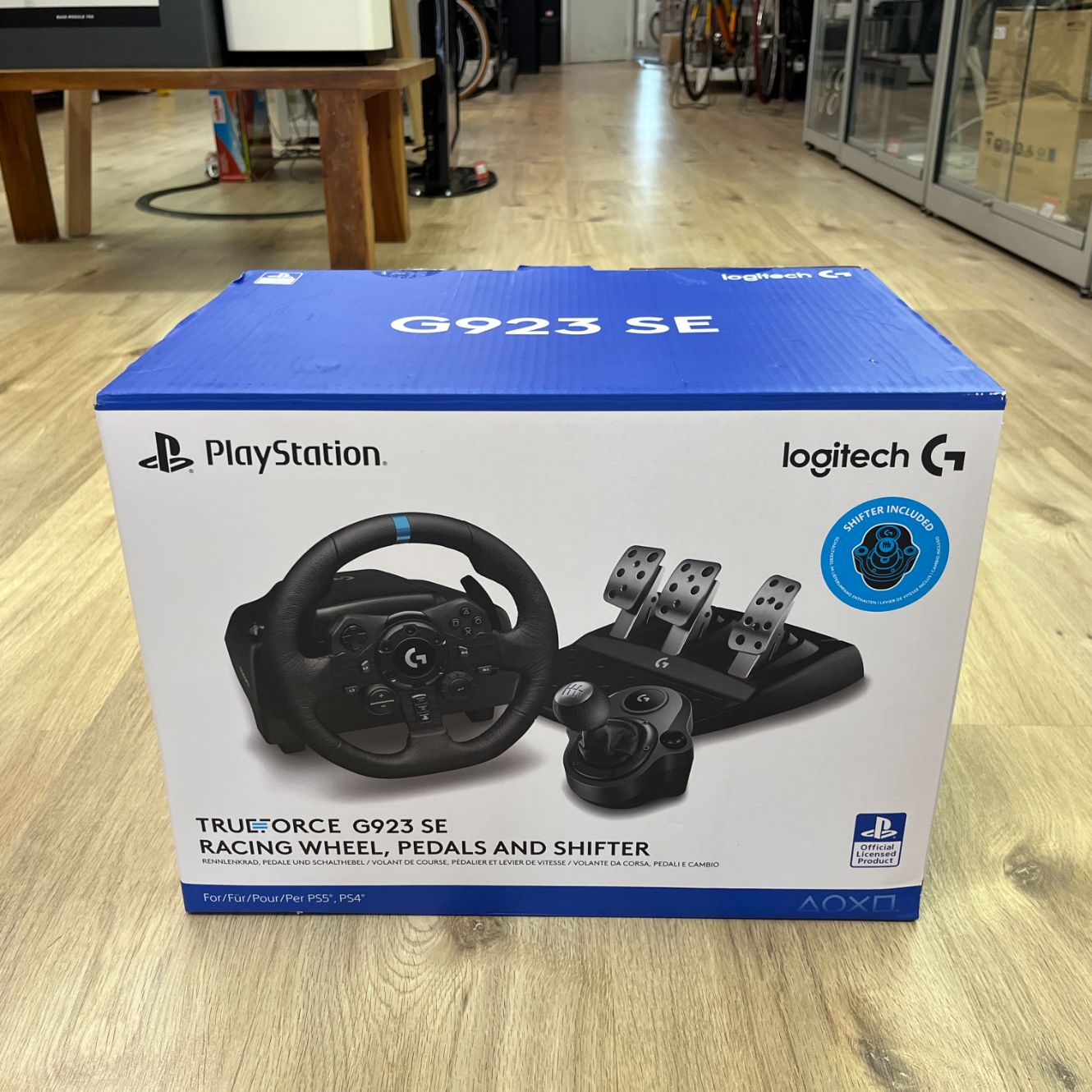 Logitech G923 SE Zwart Racing Wheel + Shifter | PS5 / PC | Compleet in doos