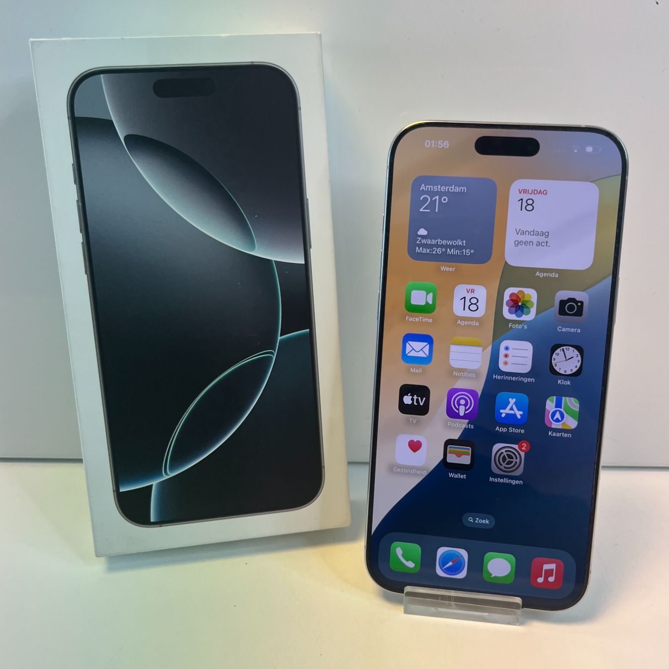 Apple iPhone 16 Pro Max 256GB Wit | 100% | Nieuwstaat