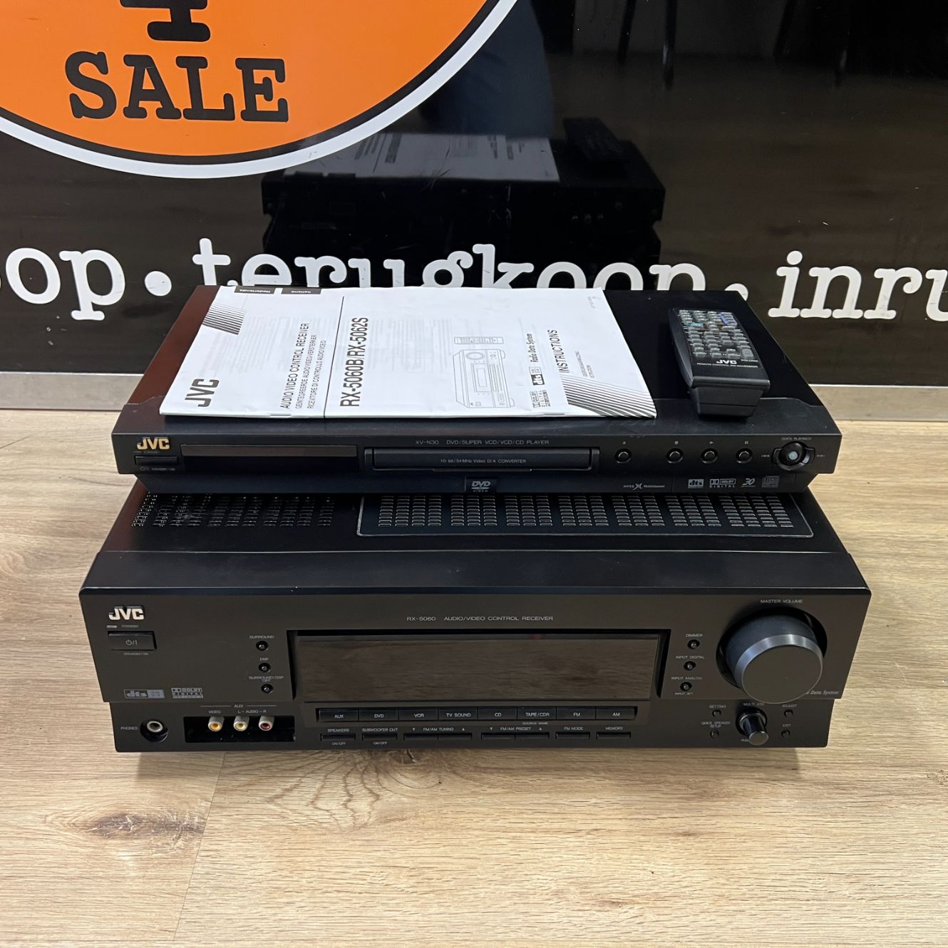 JVC RX-5060B + DVD speler + afstandsbediening | ZGAN!