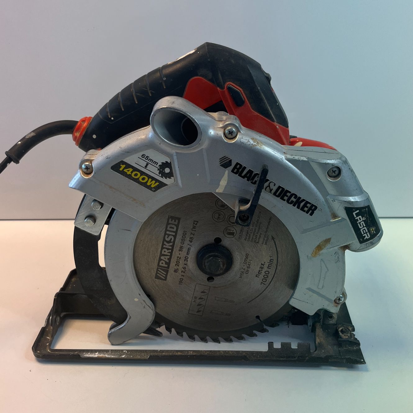 Black Decker KS1400L Type 1 Handcirkelzaag | Gebruikt