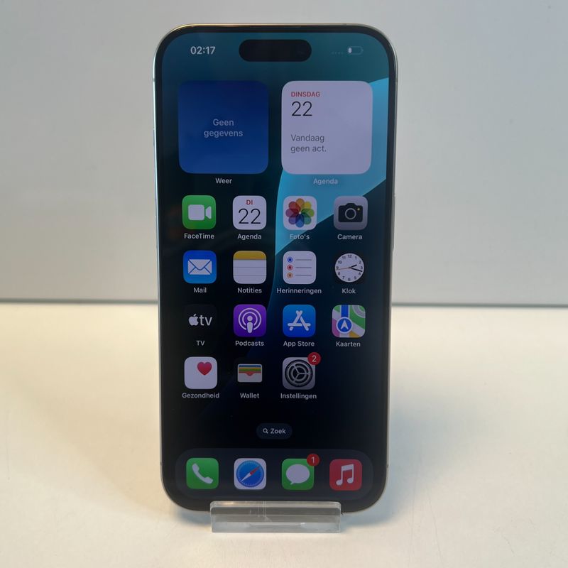 Apple iPhone 15 Pro 128GB Titanium Grey | 89% | Nette staat