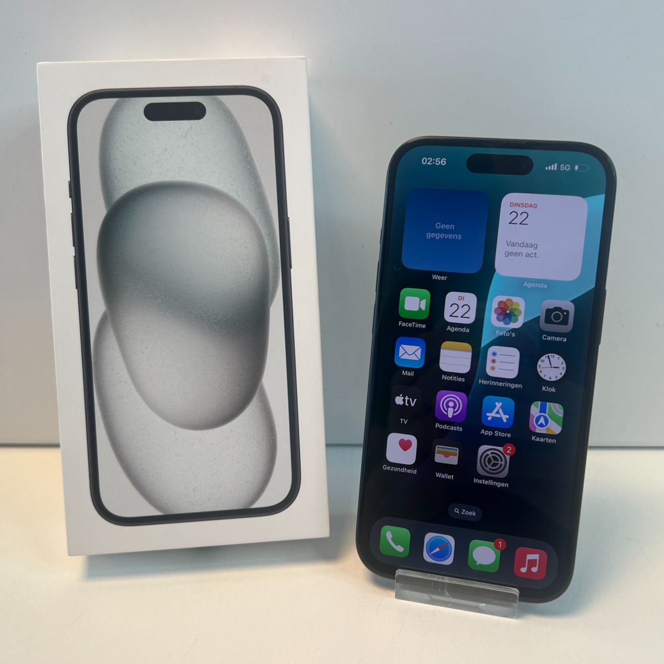 Apple iPhone 15 128GB Zwart | 88% | Nette staat!