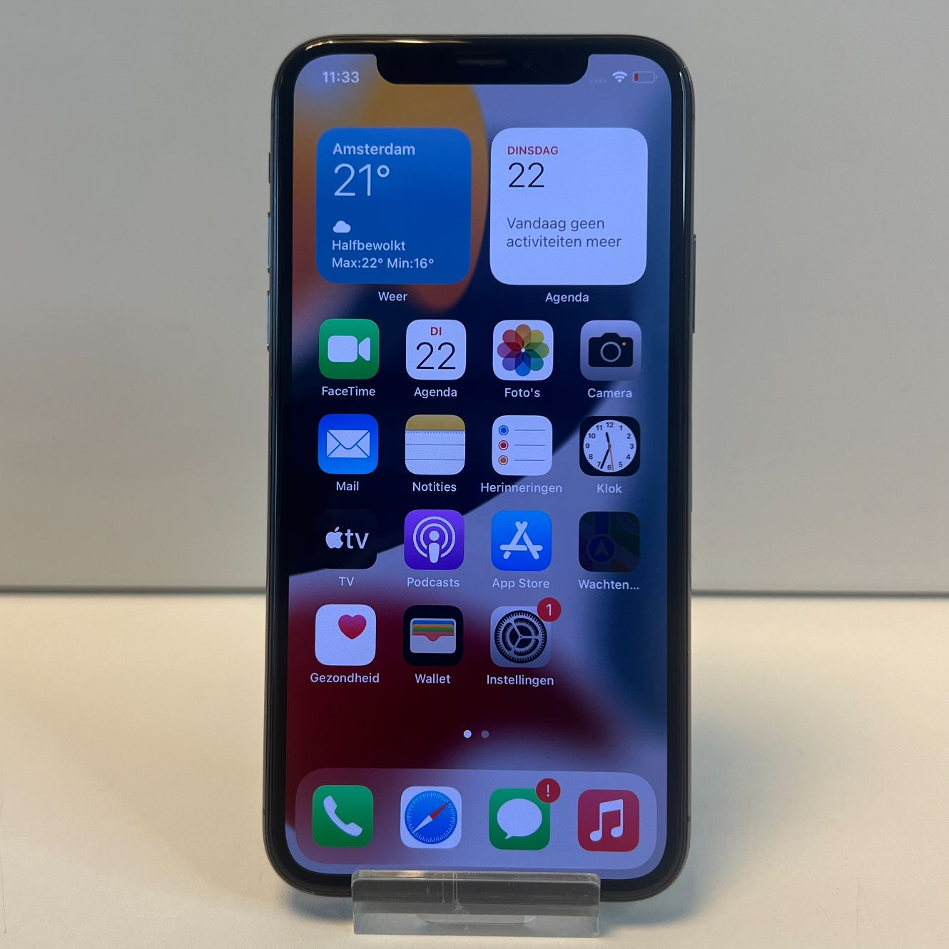 Apple iPhone X 64Gb grijs | 85% | Nette staat!
