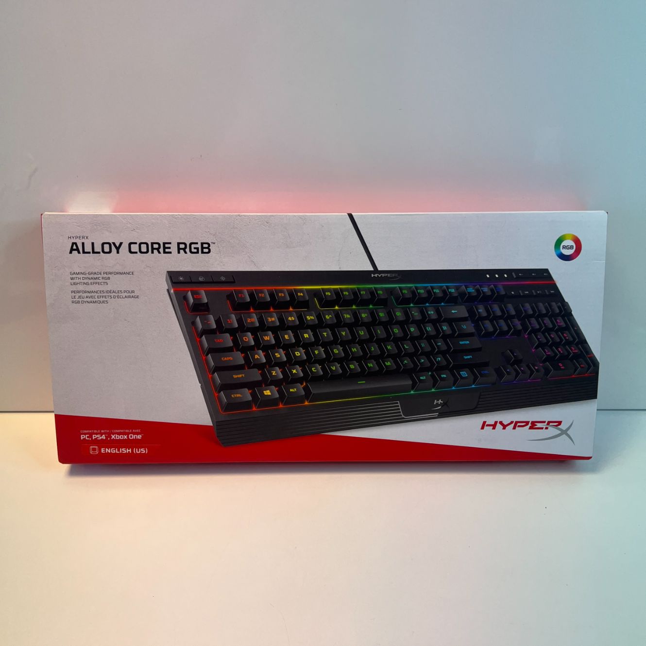 HYPERX Alloy Core RGB Membraan Gaming Toetsenbord