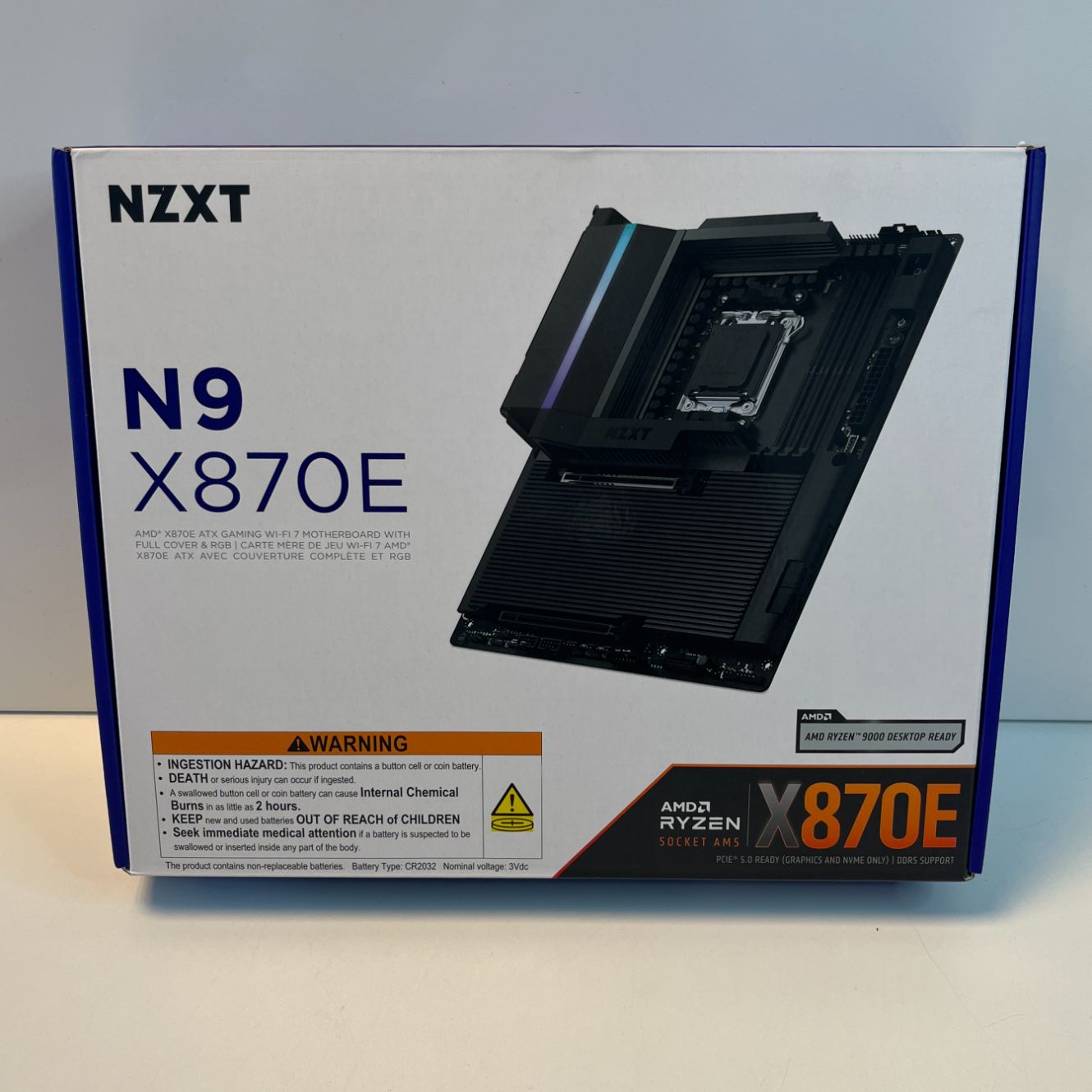 NZXT N9 X870E Black Moederbord | AMD Ryzen Socket AM5 | NIEUW