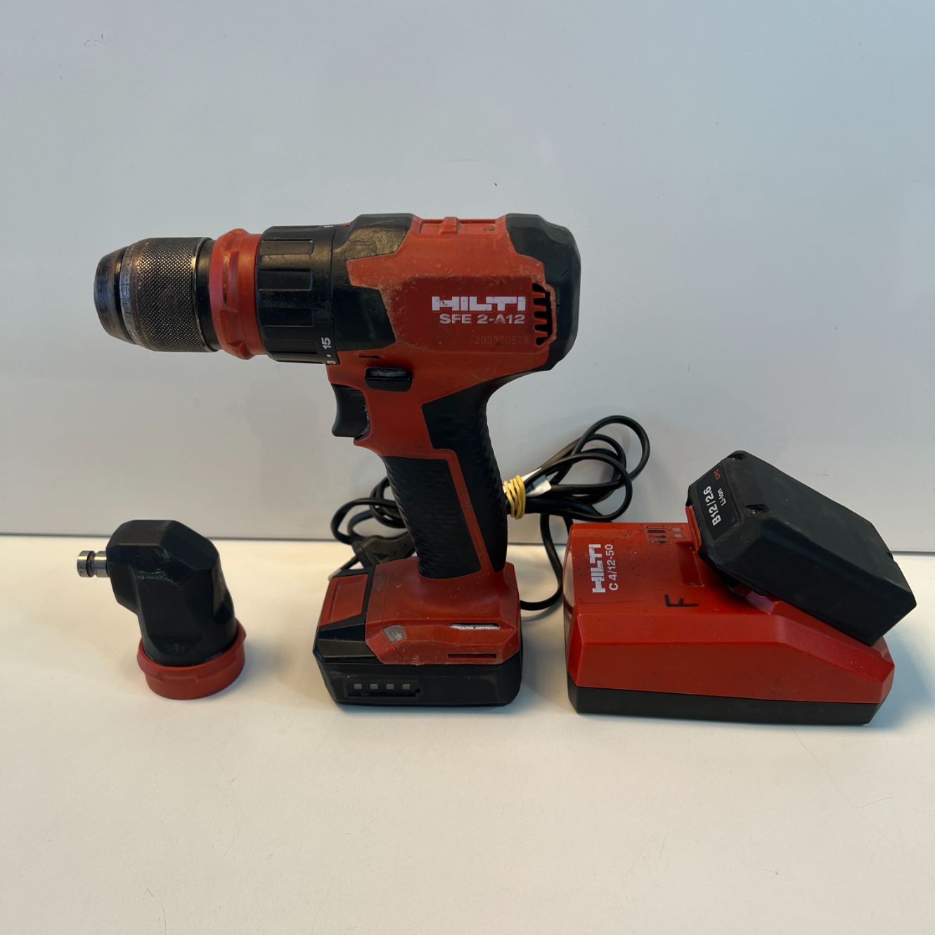 Hilti SFE 2-A12 Boorschroefmachine | Met Extra Haakse-kop