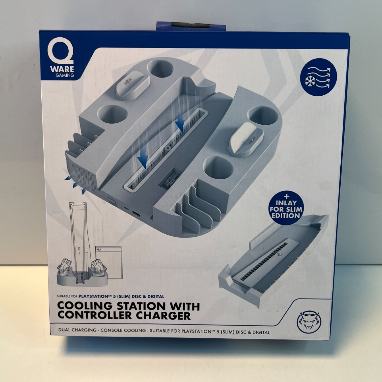 QWARE PS5-5007DL Cooling Stand Wit | voor playstation 5 slim