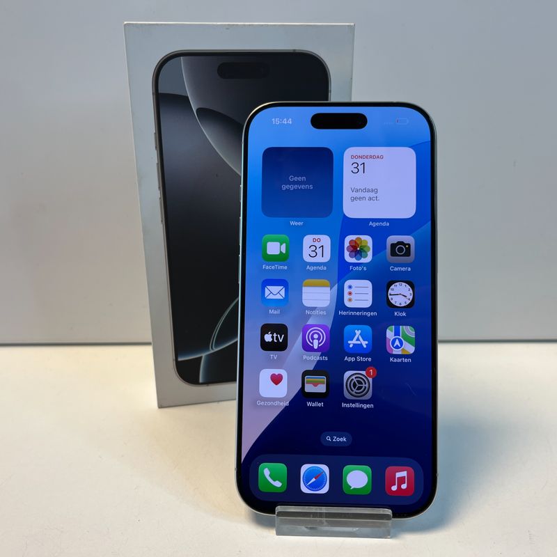 Apple iPhone 16 Pro 128GB Zwart | 100% | Zeer Nette staat