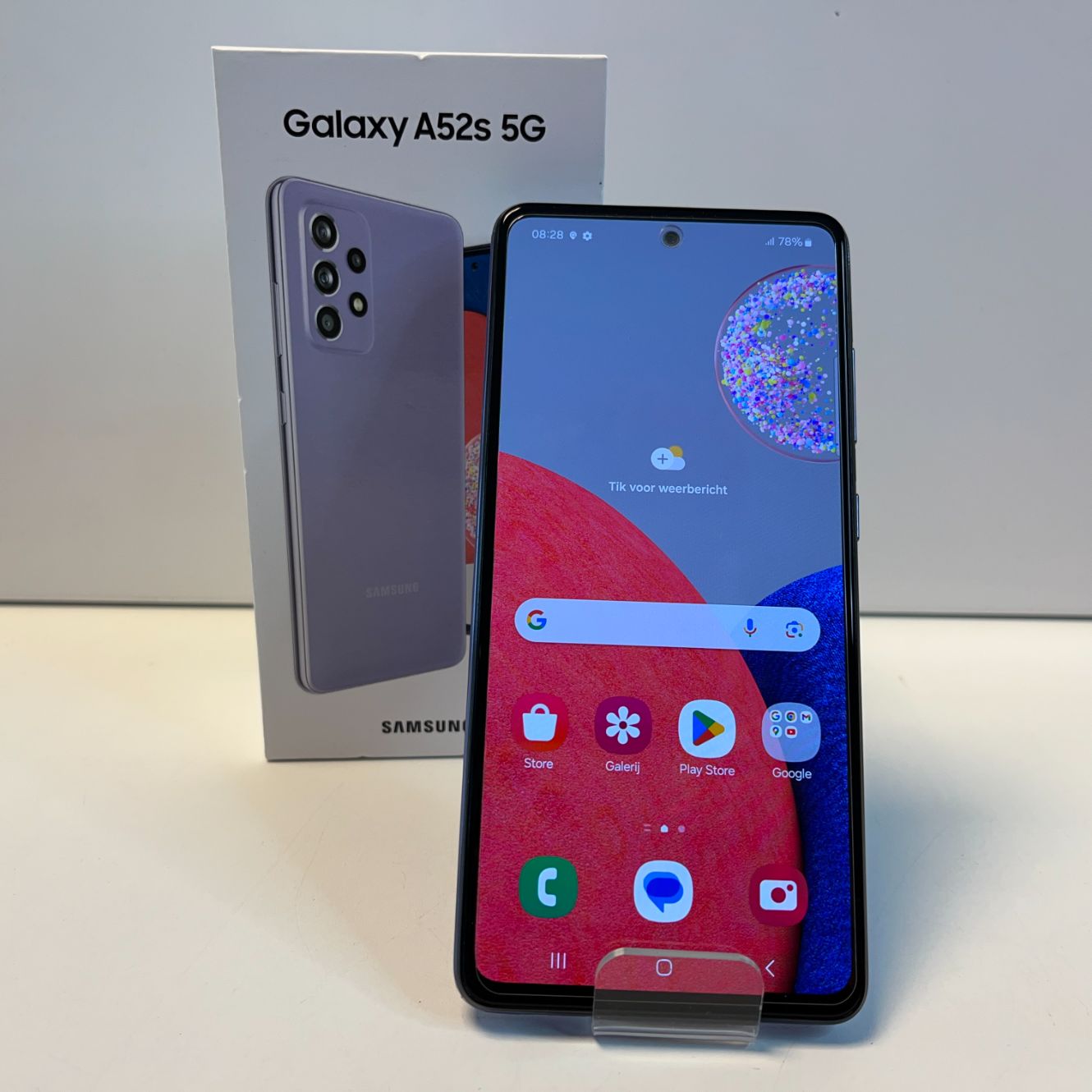 Samsung Galaxy A52s 5G 128GB Paars | Compleet in doos