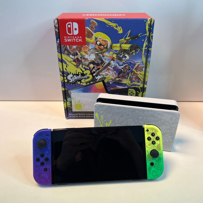 Nintendo Switch OLED Splatoon Editie | Compleet in doos