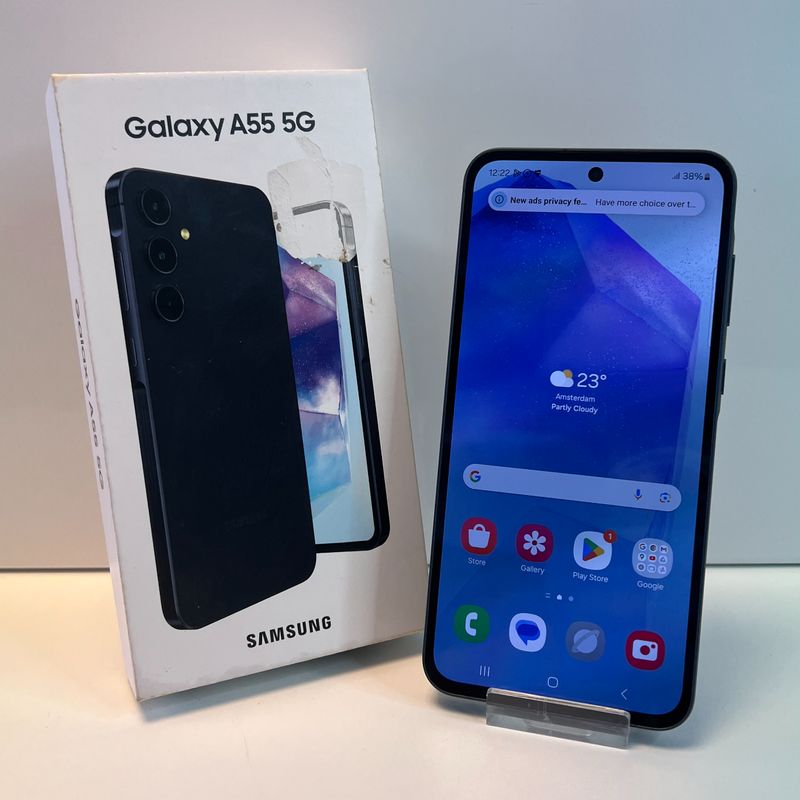Samsung Galaxy A55 5G 128GB Blauw | Compleet in doos