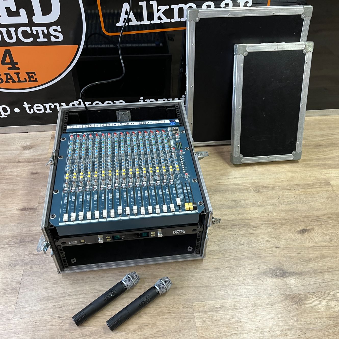 Allen&amp;Heath MixWizard Wz3 16:2 16 kanaals mixer | Flightcase