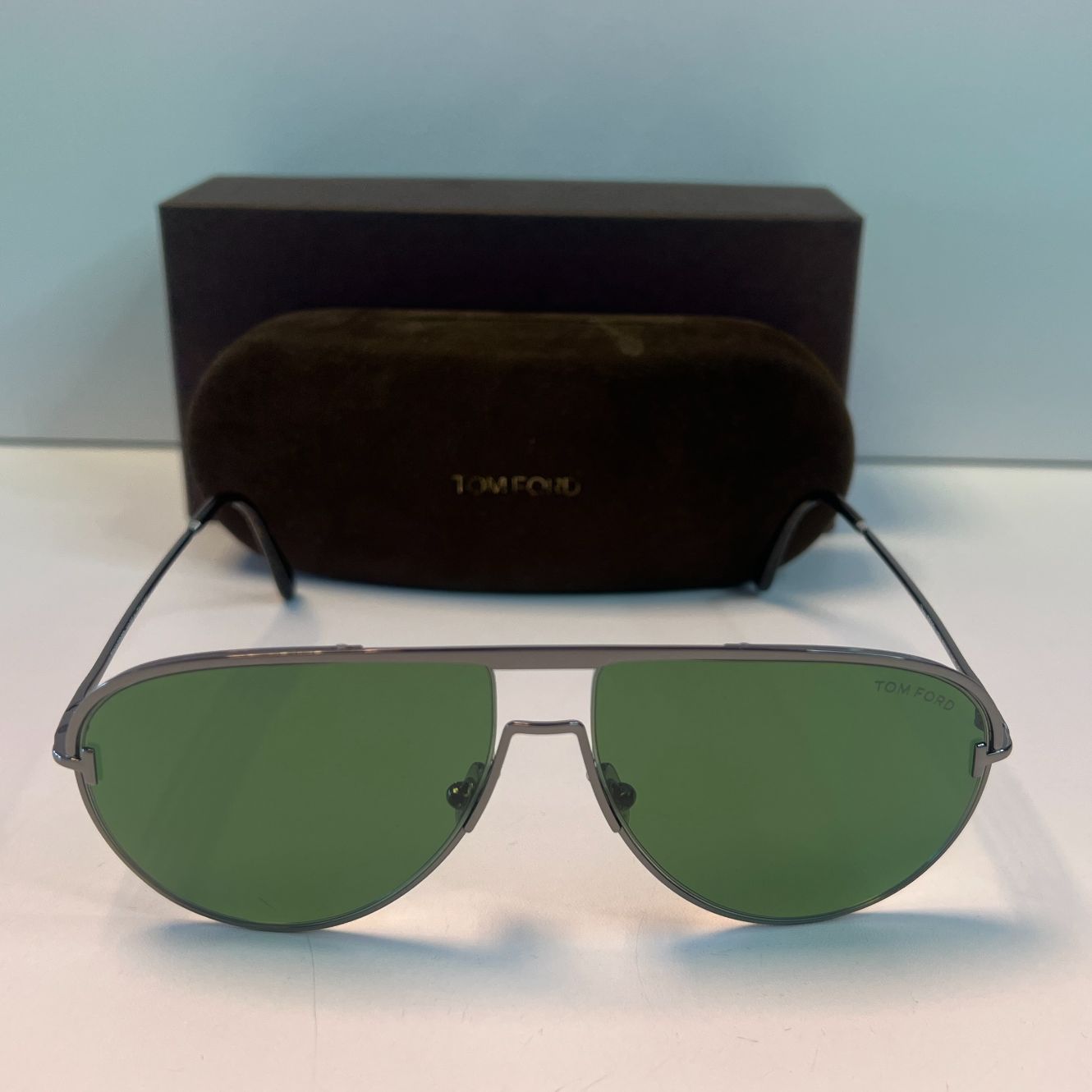 Tom Ford Ruthenium Green Theo FT0924 Heren Zonnebril