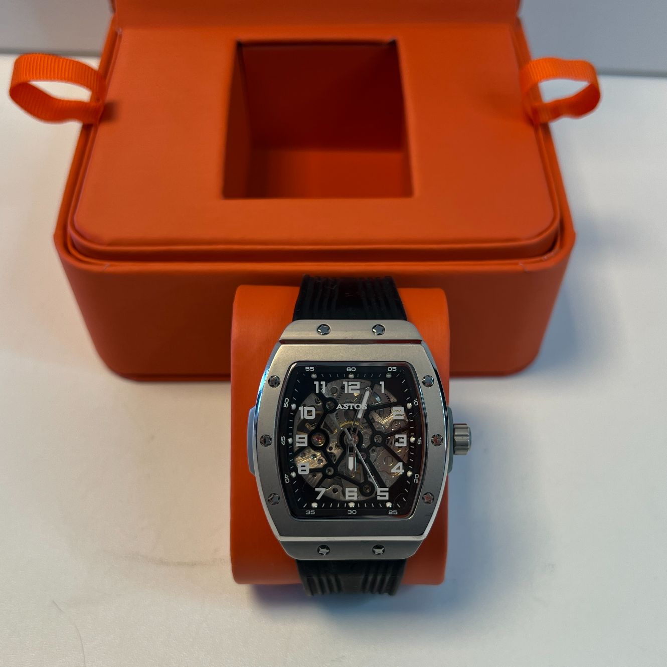Astos Milionaire Black herenhorloge | Automaat 