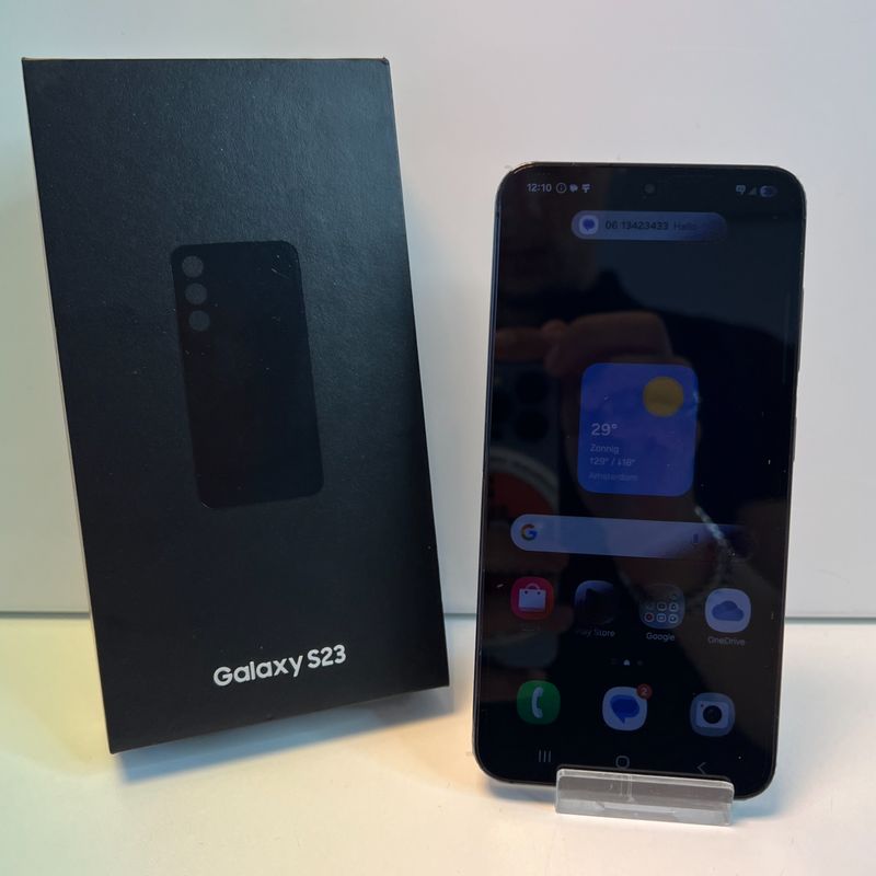 Samsung Galaxy S23 128GB Zwart | Zeer nette staat