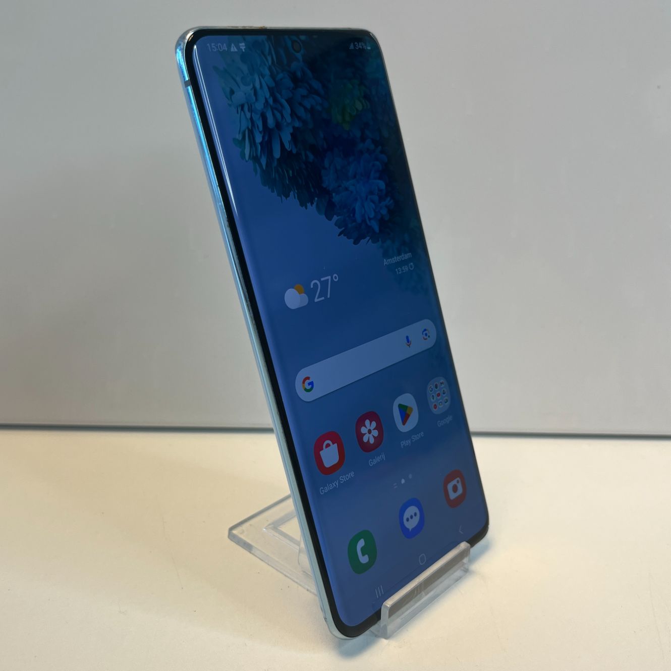 Samsung Galaxy S20 Plus 5G Licht Blauw | Ingebrand scherm