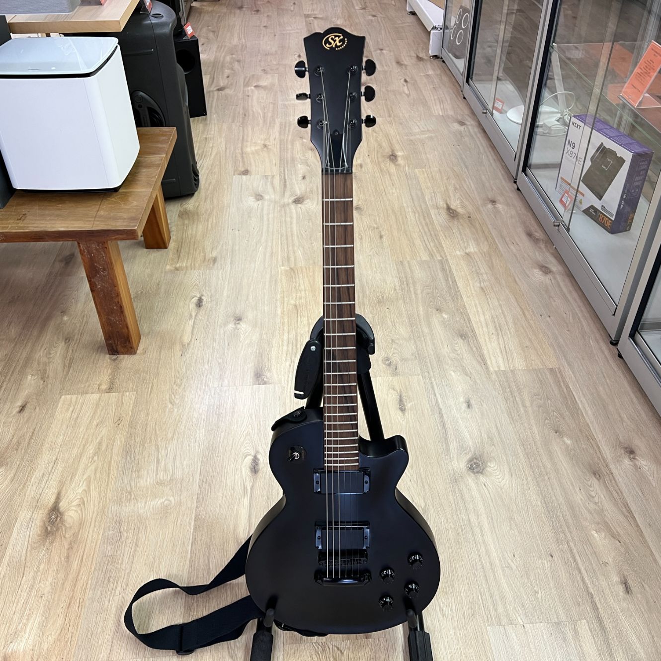 SX EE3S-SBK LP Studio style elektrische gitaar