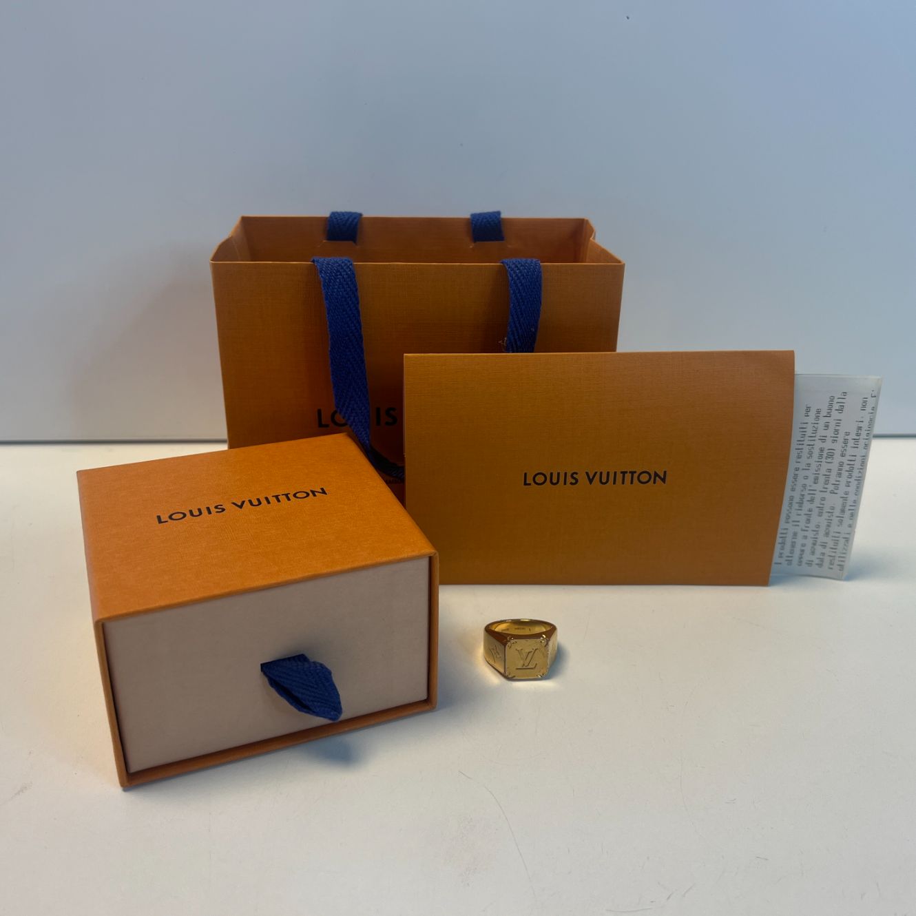 Louis Vuitton Monogram Ring M80191 Goud | Large